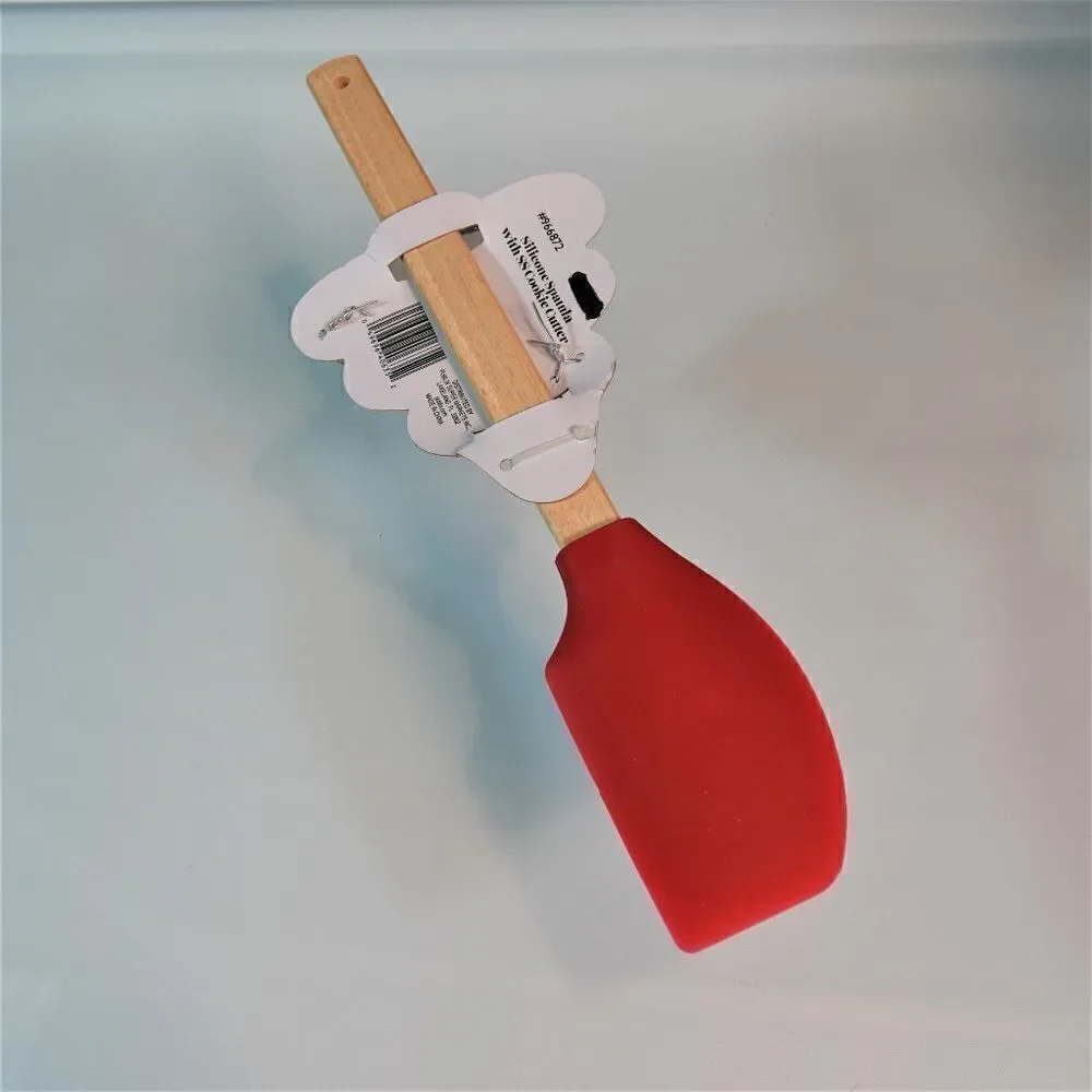 Christmas Silicone Spatula With Cookie Cutter